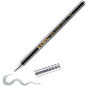 Brush flomasteri E-1340, 1-6 mm metalik srebrna