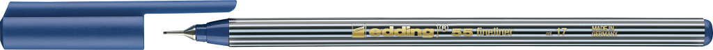 Fineliner E-55 0,3mm tamno plava