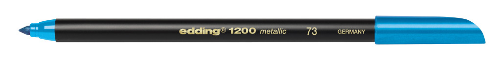 Flomasteri E-1200 1-3mm metalik plava