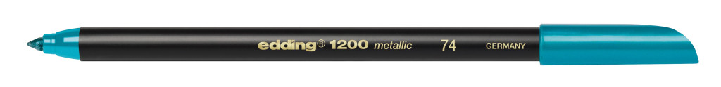 Flomasteri E-1200 1-3mm metalik zelena