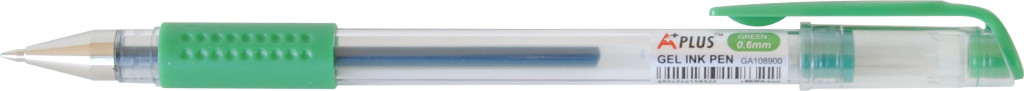 Gel roler 0,6 mm sa gumenim gripom GA108900 zelena