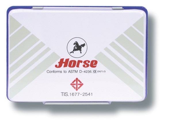 Horse original jastuče za pečate metalno H-04, 48x70 mm ljubičasta