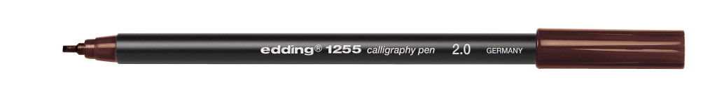 Kaligrafski marker E-1255 2mm braon