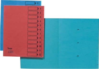 Kartonski organizer sa pregradama 1-12 plava