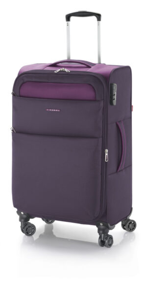 Kofer srednji 42x69x26 cm  polyester 61l-2,7 kg Cloud extra light bordo