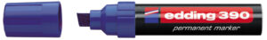Marker permanent 390 4-12mm, deblji, kosi vrh plava