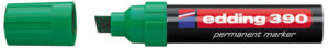 Marker permanent 390 4-12mm, deblji, kosi vrh zelena