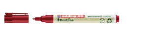 Marker permanent E-25 EcoLine 1mm, zaobljeni crvena