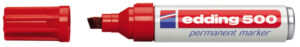 Marker permanent E-500 2-7mm crvena