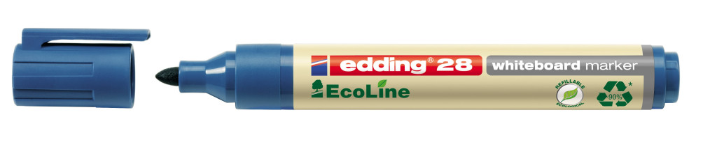 Marker za belu tablu E-28 1,5-3mm EcoLine, zaobljeni plava Marker za belu tablu E-28 1,5-3mm EcoLine, zaobljeni plava