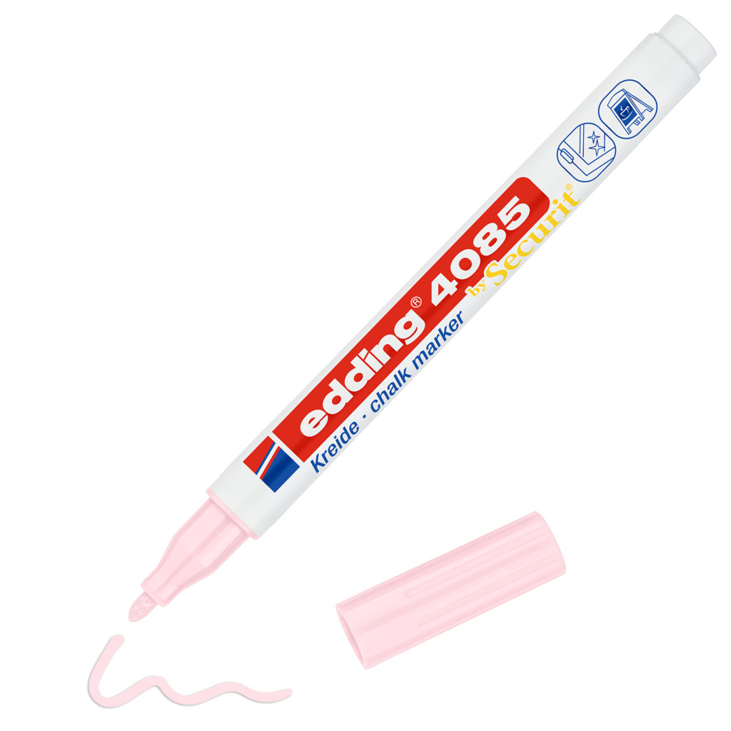 Marker za staklo CHALK MARKER E-4085 1-2mm pastel roze