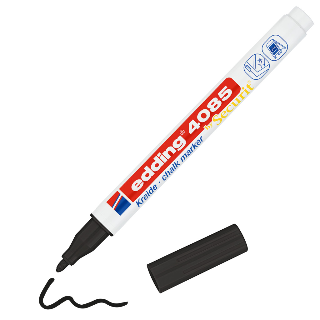 Marker za staklo CHALK MARKER E-4085 1-2mm standard crna