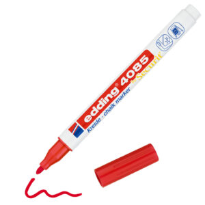 Marker za staklo CHALK MARKER E-4085 1-2mm standard crvena