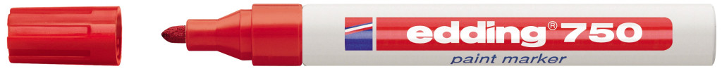Paint marker E-750 2-4mm crvena