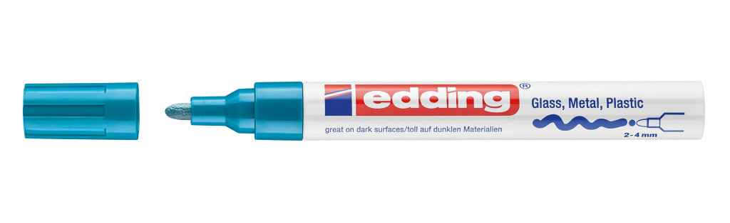 Paint marker E-750 2-4mm svetlo plava