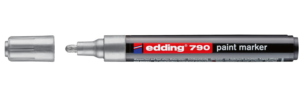 Paint marker E-790 2-3mm srebrna