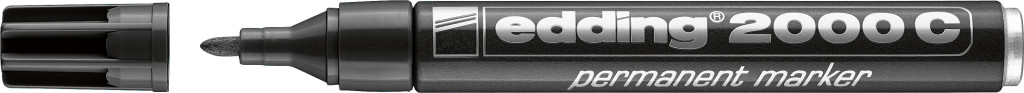 Permanent marker Edding E-2000 C 1,5-3mm crna