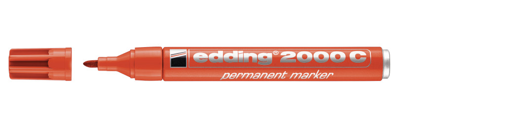Permanent marker Edding E-2000 C 1,5-3mm narandžasta