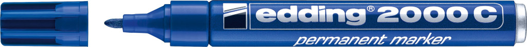 Permanent marker Edding E-2000 C 1,5-3mm plava