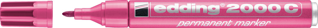 Permanent marker Edding E-2000 C 1,5-3mm roze