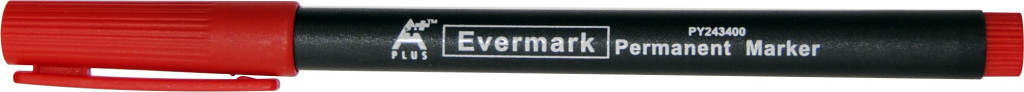 Permanent marker u slim kućištu PY243400, 1mm crvena