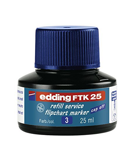 Refil za flipchart markere E-FTK 25, 25ml plava