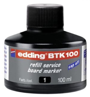 Refil za marker za belu tablu BTK 100, 100ml crna