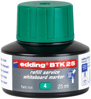 Refil za marker za belu tablu BTK 25, 25ml zelena