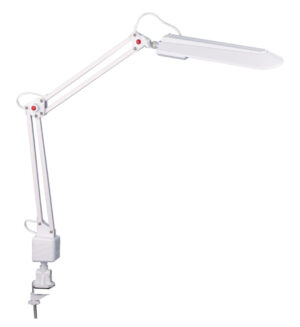 Stona lampa 957 bela