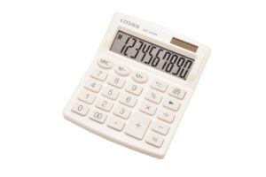 Stoni kalkulator CITIZEN SDC-810 color , 10 cifara bela