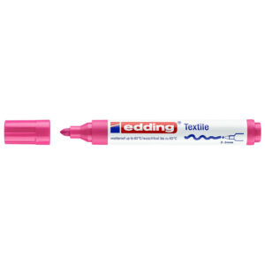 Vodootporni marker T-SHIRT E-4500 2-3mm neon roze