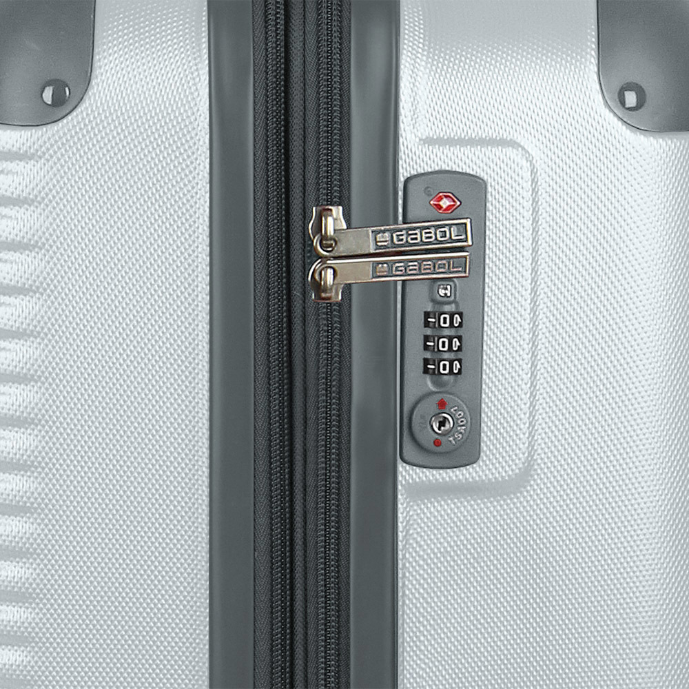 Kofer mali (kabinski) PROŠIRIVI 40x55x22/25 cm  ABS 39,7/45L-2,7 kg Balance XP srebrna