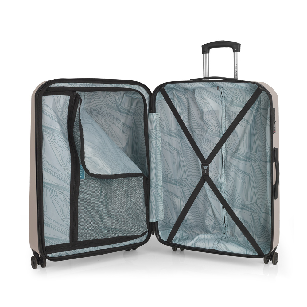 Kofer veliki PROŠIRIVI 52x76x30/33 cm ABS 104/114,6l-4,1 kg Mercury šampanj Kofer veliki PROŠIRIVI 52x76x30/33 cm ABS 104/114,6l-4,1 kg Mercury šampanj