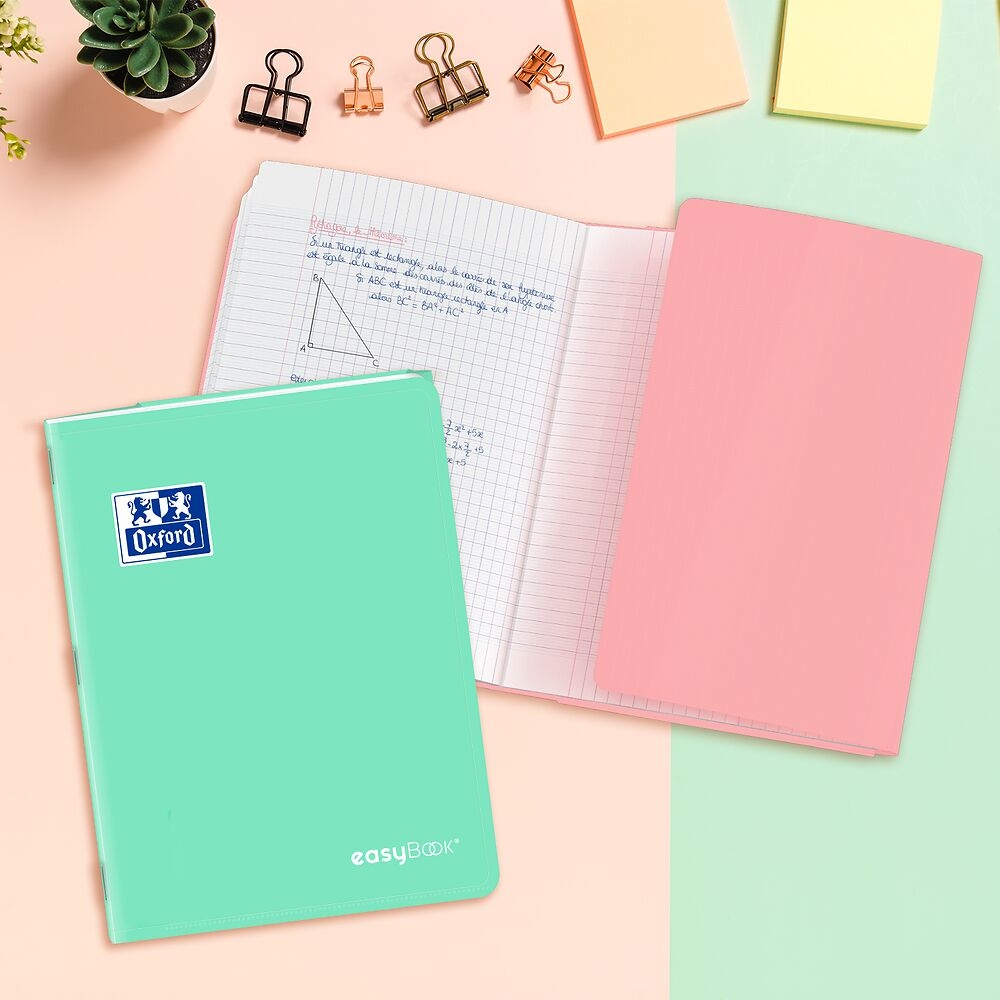 Sveska A5 EasyBook Pastel 60 lista, 90g, optički papir, margine karo Sveska A5 EasyBook Pastel 60 lista, 90g, optički papir, margine karo