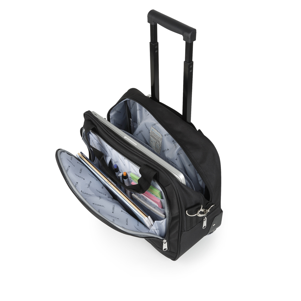 Torba sa točkićima pilot Week ECO 15,6" 40x36x19 cm 25l-2,2kg crna