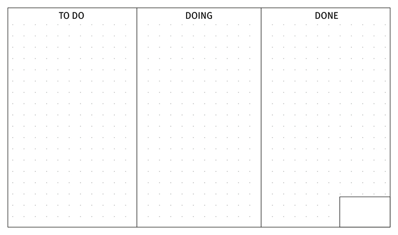 Samolepljivi KANBAN BOARD set u rolni 300mm x 4,57m