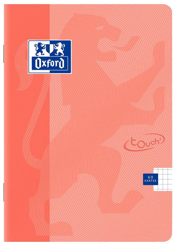 Sveska A5 Oxford TP 60 lista Touch Pastel, 90g, optički papir, margine crvena karo Sveska A5 Oxford TP 60 lista Touch Pastel, 90g, optički papir, margine crvena karo