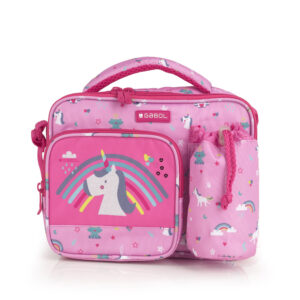 Torba na rame sa term. oblogom 27x21x6 cm 3,4l-0,26 kg Rainbow roze