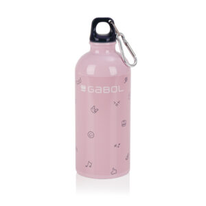 Aluminijumska boca za vodu 7×21 cm  600ml-0,12 kg Icon nežno roze