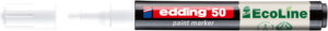 Paint marker E-50 Ecoline 2-3mm, na vodenoj bazi bela