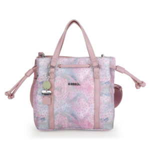 Torba na rame ženska 23x22x10 cm Nabila roze
