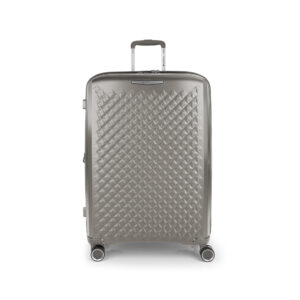 Kofer veliki PROŠIRIVI 51x75x31/34 cm cm  Polypropilen 109,6/120,2 l- 4,3 kg Queens metalik krem