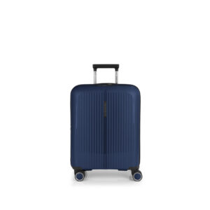 Kofer mali (kabinski) PROŠIRIVI 40x55x20/25cm Brooklyn 41,7/47,4 l-2,8 kg metalik plava