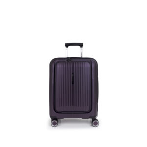Kofer mali (kabinski) sa odeljkom za laptop PROŠIRIVI 40x55x22/25cm Brooklyn 41,7/47,4 l-3,1 kg metalik ljubičasta