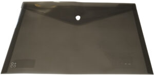 Fascikla pismo A4, 333x235mm, providna dim siva