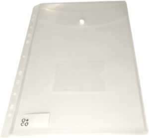 Fascikla pismo sa 11 rupa uspravna, A4, 235x318x10mm transparent