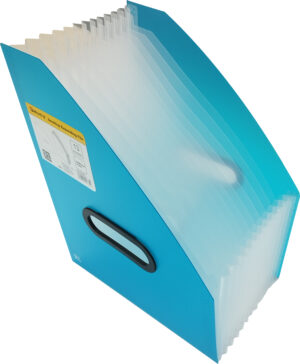Expanding stoni organizer „CORNER BOX“ sa 13 pregrada plava