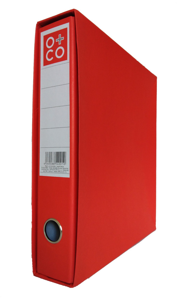 registrator-a4-uski-sa-kutijom-kartonski-lepenka-oco-crvena