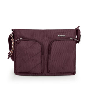 Torba na rame ženska 30x23x8 cm Aitana bordo