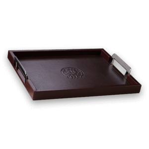 Pravougaoni poslužavnik od kože